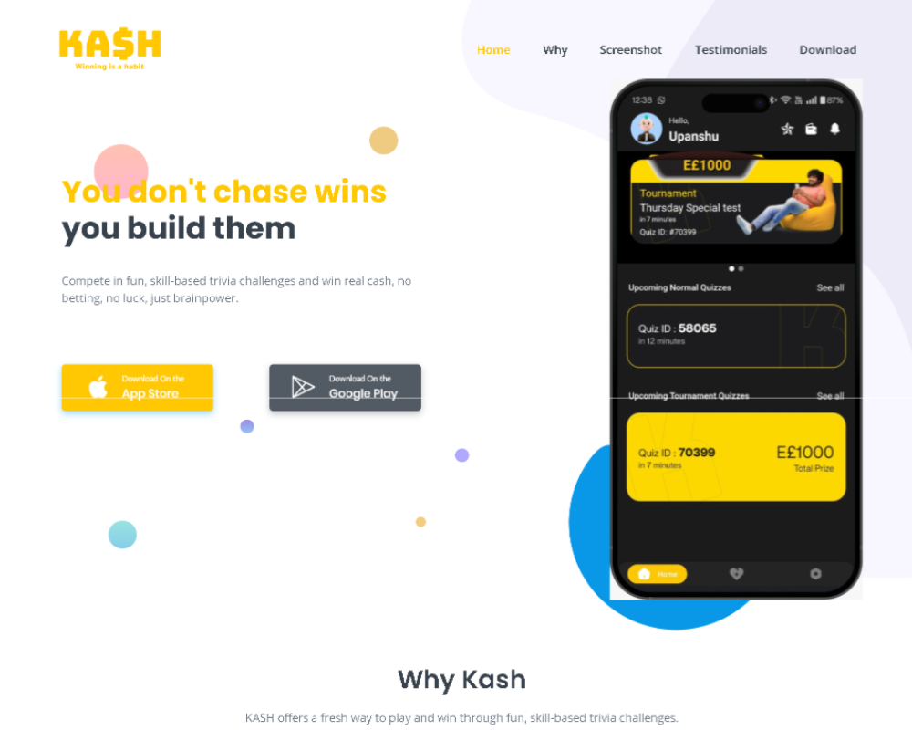 Kash Quiz App